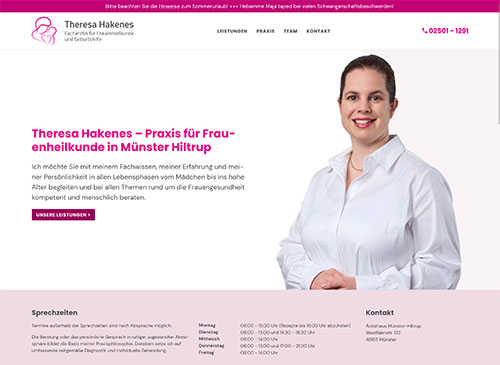 Frauenärztin-T-Hakenes